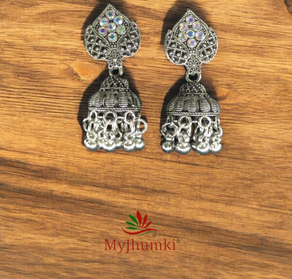 Oxidised Jhumka Earring For Women